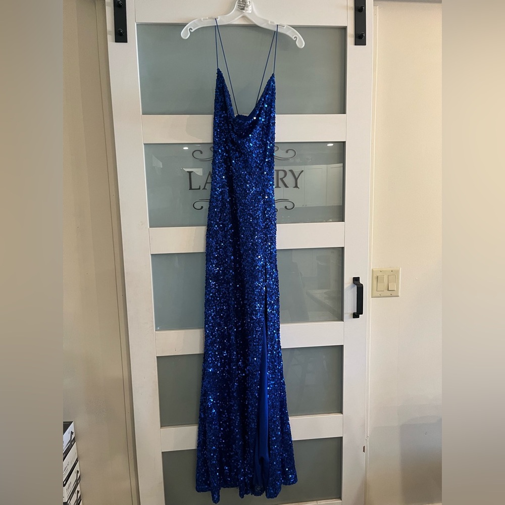 Windsor Royal Blue Sequin Dress